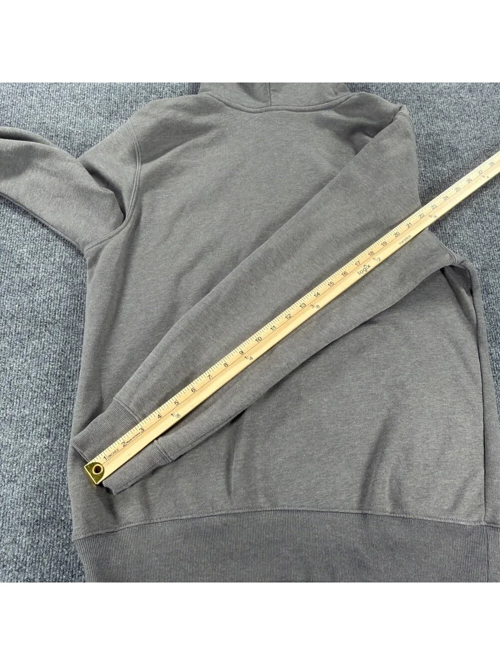 The North Face Mens - USA Box Pullover Hoodie - Medium Grey